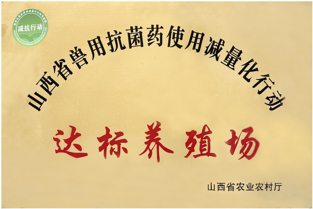 朔美羊成为“2023年度省级兽用抗菌药使用减量化”达标养殖场
